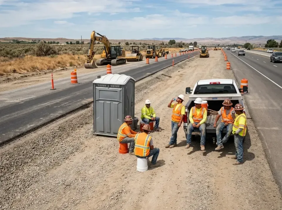 highway-road-construction-crew-007 — frequently asked questions, Porta Potty and Restroom Rentals in Wilton, IA